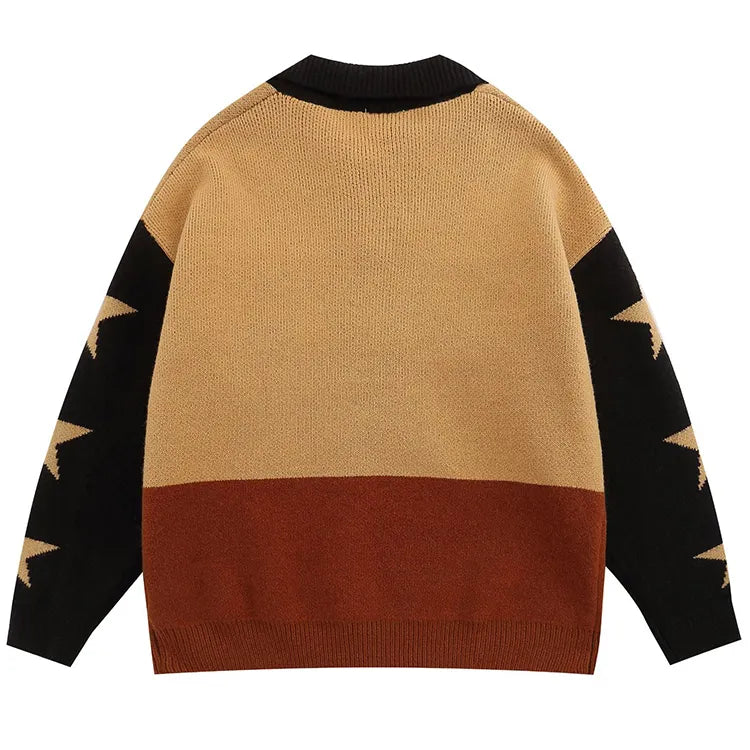 Unavowed Long Sleeve Sweater - Knitted Polo