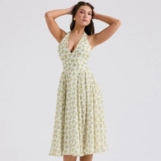 Mystic Flow Sundress - Light Yellow