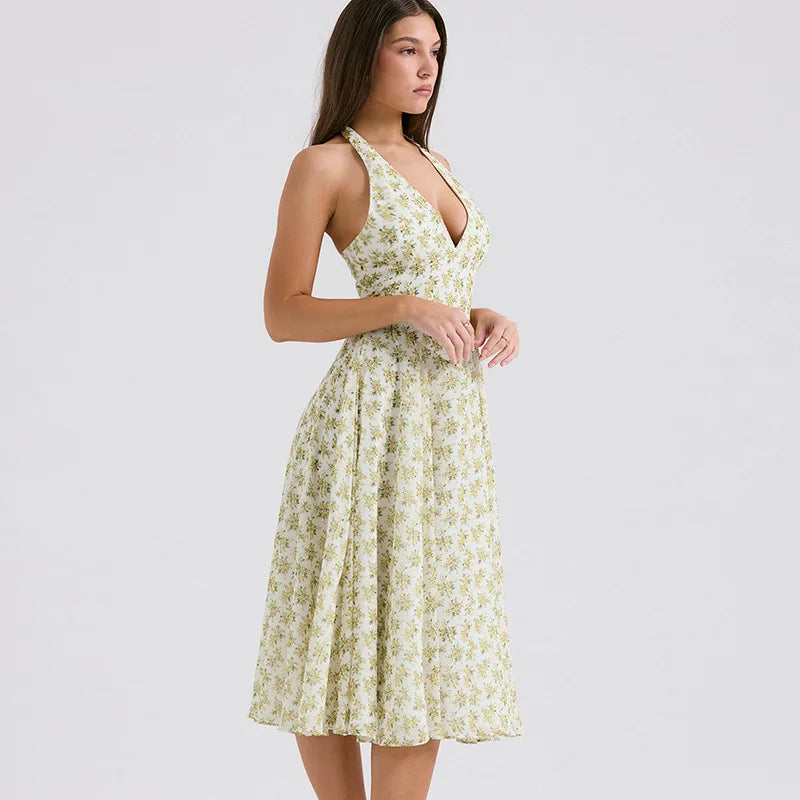 Mystic Flow Sundress - Light Yellow