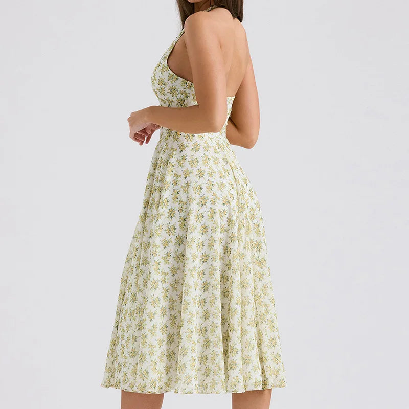 Mystic Flow Sundress - Light Yellow