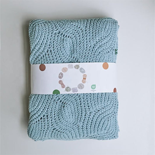 SilkenDreams Knit Blanket - Knitted Throw